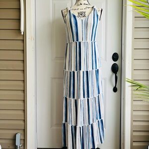 SOFT JERSEY
Tiered Maxi Bra Dress